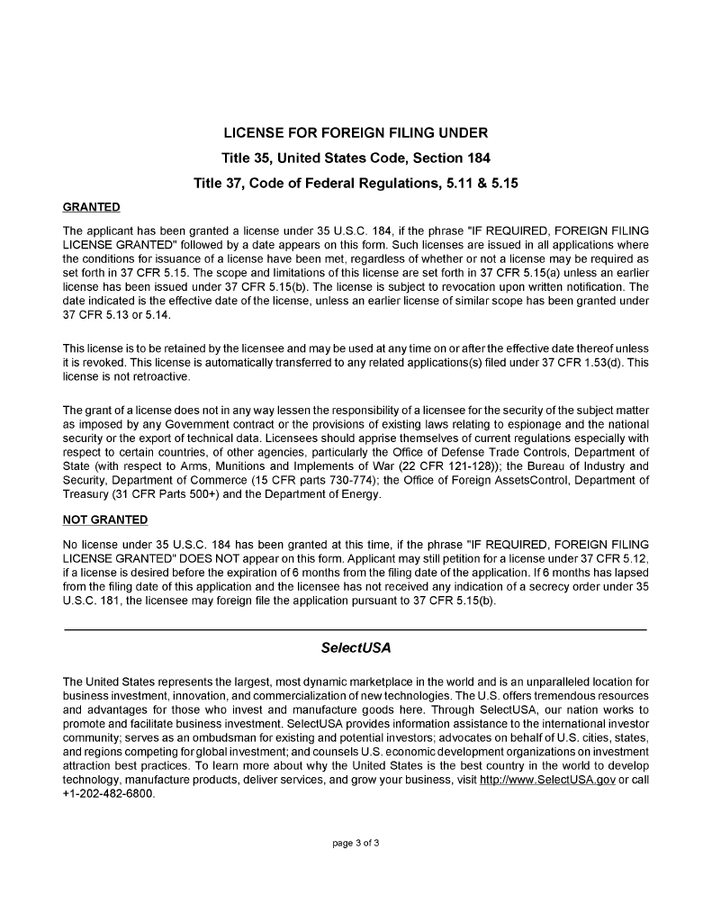 US 특허출원 접수증 Application No. 19/463,166 Microneedle Device 3페이지